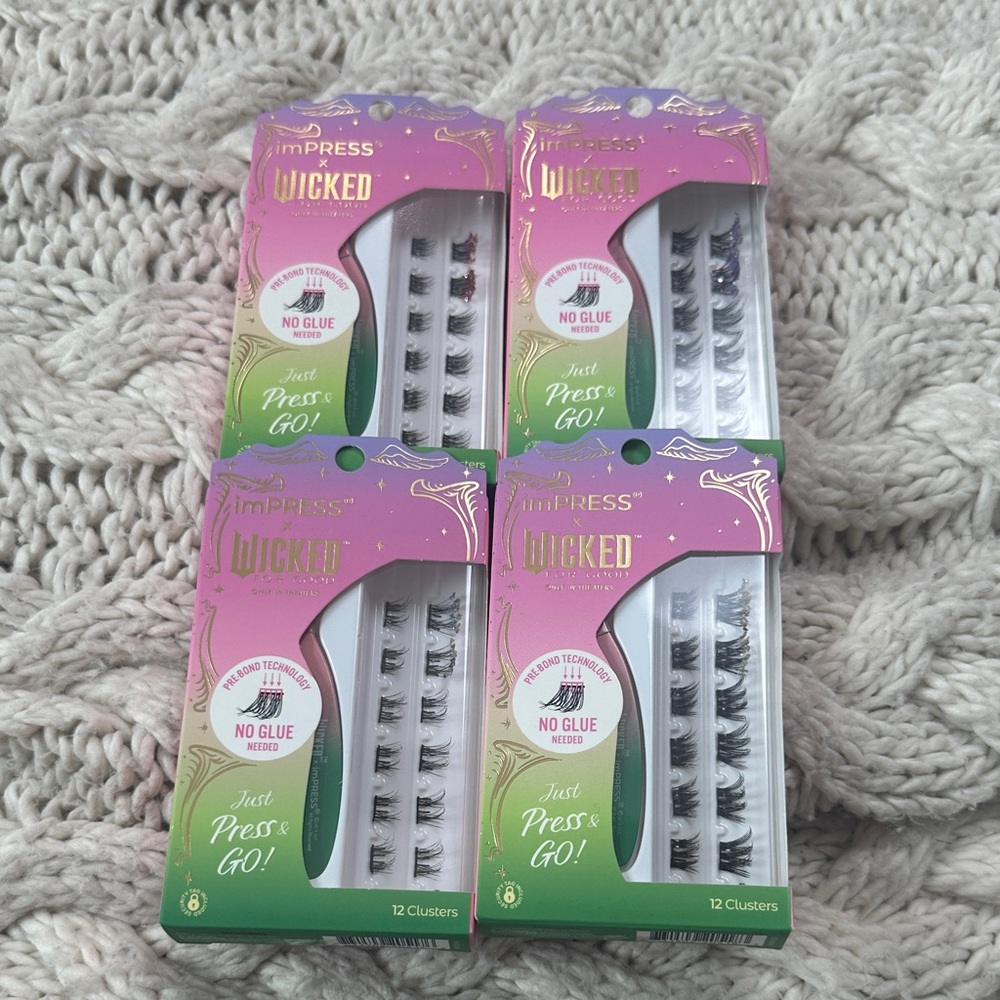 imPRESS Wicked glittery Eyelash Clusters -